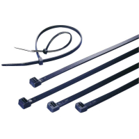 Стяжки кабельные 200 мм, черные, 100 шт TRU Components TC-CVR200LW203