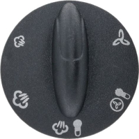MANOPOLA NERA ø 46 mm SERIGRAFATA
