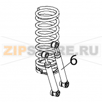Suspa 120 N damper Fagor LA-18 TP2 E
