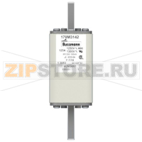 Предохранитель, 125 A, AC 1250 В, 100 кА, size 1, 45x45x138 мм, aR, DIN, IEC Eaton FUSE 125A 12