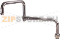 U spout spout ø 25mm spout length 300mm