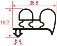 УПЛОТНИТЕЛЬ ВСТАВНОЙ 1028 - 2000 ММ