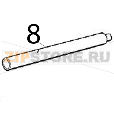 Tubo di distribuzione Scotsman MV 600 Tubo di distribuzione Scotsman MV 600Запчасть на деталировке под номером: 8