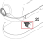 Thumb Screw Black KitchenAid 5KSM7580XEFP