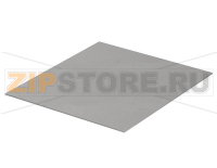 Плата передняя, 2 mm, алюминий, прозрачно анодированный Bopla BO FP 50048