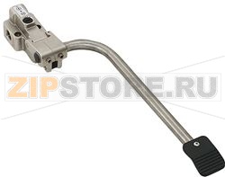 Floor mounted mixer with s/s pedal, 