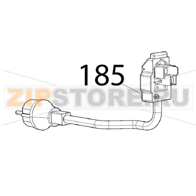 Cavo 3x1.5, H07RN-F, MT1.5+K2/3+SCHUKO Unox XFT 110 Cavo 3x1.5, H07RN-F, MT1.5+K2/3+SCHUKO Unox XFT 110Запчасть на деталировке под номером: 185