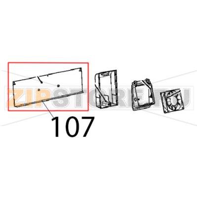 Lamiera copertura bruciatore CT-G Unox XBC 615EG Lamiera copertura bruciatore CT-G Unox XBC 615EGЗапчасть на деталировке под номером: 107