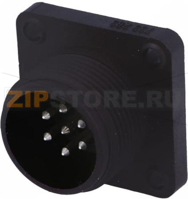 Разъем круглый 10 А, IP67, 7 контактов Hirschmann CM 02 E 14S-61 P 