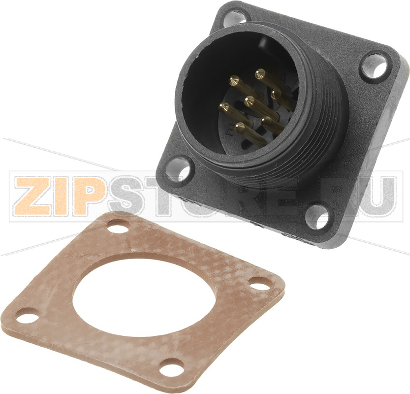Разъем круглый 10 А, IP67, 7 контактов Hirschmann CM 02 E 14S-61 P 