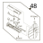 Supply holder sub ass'y Toshiba TEC B-SX5T-TS12/22-QQ