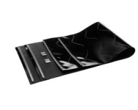 CINTURA ONDULATA CON CLIP, SILCONE NERO,