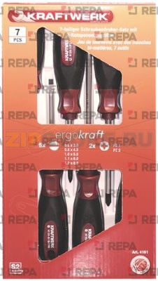 НАБОР ИЗ 7 ПЛОСКИХ ОТВЁРТОК 