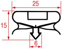 SNAP-IN GASKET - 2500 mm