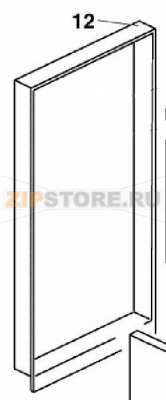 C165D-Pos.012 - Back panel rinse Angelo Po C165D 