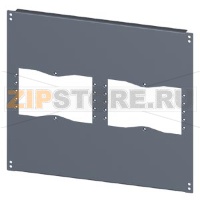 SIVACON, base, with cutouts for flanges, IPXX, T: 600 mm, W: 600 mm, zinc-plated Siemens 8MF1066-2UB52-0