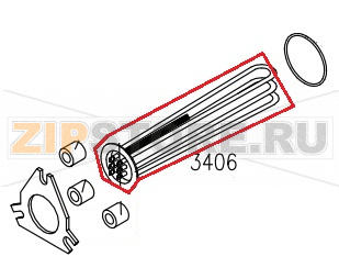 Resistenza 230v 14000w - C/Flangia Boiler 7 Fori Aristarco TR 1650                          Resistenza 230v 14000w - C/Flangia Boiler 7 Fori Aristarco TR 1650Запчасть на сборочном чертеже под номером: 3406Название запчасти Aristarco на итальянском языке: Resistenza 230v 14000w - C/Flangia Boiler 7 Fori Aristarco TR 1650