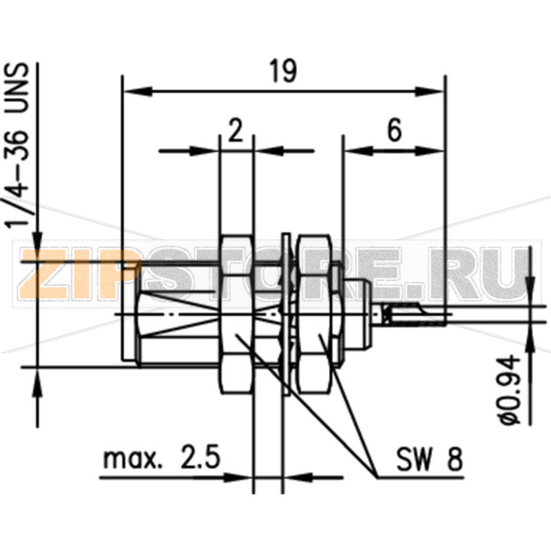 Разъем SMA, 50 Ом, 1 шт Telegärtner J01151A0531 