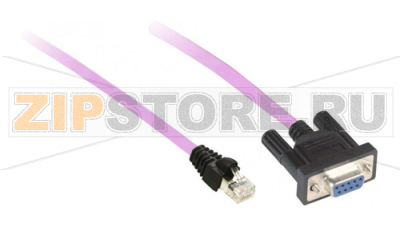 Кабель 0.5 м, SUB-D 9, RJ45 Schneider Electric TCSCCN4F3M05T 