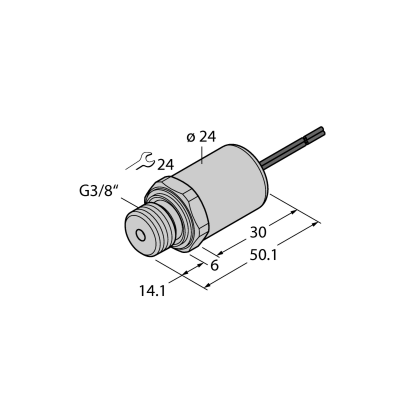 Датчик давления Turck PT600R-2049-I2-WM0.5/X 