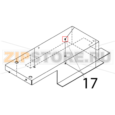 Truss head machine screw Hoshizaki IM-65NE-25 Truss head machine screw Hoshizaki IM-65NE-25Запчасть на деталировке под номером: 17
