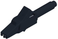 Зажим 4 мм, тип: крокодил, черный Hirschmann MA 260 SH BLACK