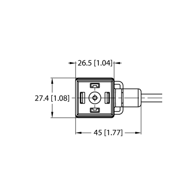 Кабель Turck VAS22-S80E-5/TEL1500 