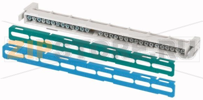 Клемма резьбовая SK, смонтированная на держателе, N/PE Eaton SK-13N/16PE-KLV 