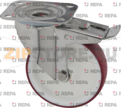 SWIVEL WHEEL WITH PLATE AND BRAKE 
