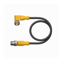 Кабель PUR Turck WKC4.4T-0.6-RSC4.4T/TXL3013