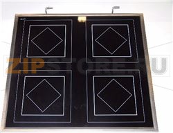 Ceran glass plate #216024 inkl. frame 