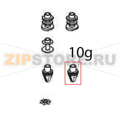 Polyamide mixer as a &quot;cone&quot; Vema FL 2005 Polyamide mixer as a "cone" Vema FL 2005Запчасть на деталировке под номером: 10g