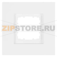 S 281U12 - Рамка 68 - 4 x 4, титаново-белая (соответствует RAL 9010), для монтажной коробки 4" x 4" Siemens 5WG1281-8UB12