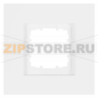 S 281U12 - Рамка 68 - 4 x 4, титаново-белая (соответствует RAL 9010), для монтажной коробки 4" x 4" Siemens 5WG1281-8UB12
