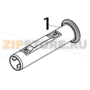 Ribbon spindle ass’y TSC TTP-244 Pro Ribbon spindle ass’y TSC TTP-244 ProЗапчасть на деталировке под номером: 1