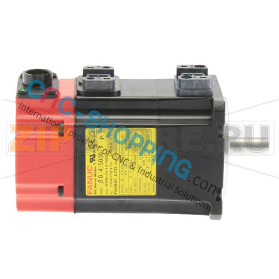 Серводвигатель с прямым валом, шпонкой и тормозом Fanuc A06B-0114-B804 