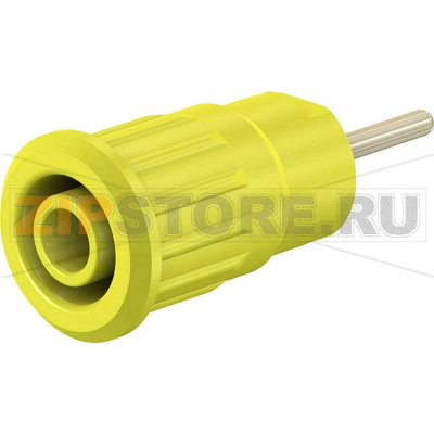 Розетка лабораторная, желтая, 1 шт Stäubli SEB4-R 