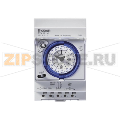Таймер аналоговый на DIN-рейку, 1 шт Theben 1610011 