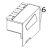 Upper rear media cover TSC MB240T