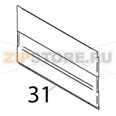 Pannello sottoporta Teikos TS601 Pannello sottoporta Teikos TS601Запчасть на деталировке под номером: 31