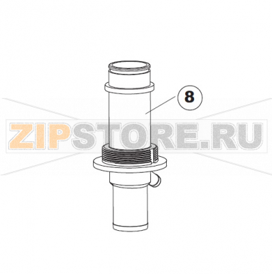 Condotto Lavaggio Apach AC800                    Condotto Lavaggio Apach AC800Запчасть на сборочном чертеже под номером:8Название запчасти Apach на итальянском языке: Condotto Lavaggio Apach AC800