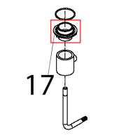Ghiera fissaggio supporto torretta lavaggio Teikos TS983