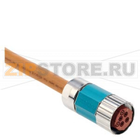СИЛОВОЙ КАБЕЛЬ С РАЗЪЕМАМИ 4X2,5 C, БЕЗ ОКОНЕЧНОГО ШТЕКЕРА (ДВИГАТЕЛИ ВО ВЗРЫВОЗАЩИЩЕННОМ ИСПОЛНЕНИИ) UL/CSA DESINA MOTION-CONNECT 500 DМАКС.=12.1 ММ, ДЛИНА (M) = Siemens 6FX5002-5XA10-....