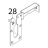 Parcial mounting, right susp. Bear Varimixer AR80 VL-1S