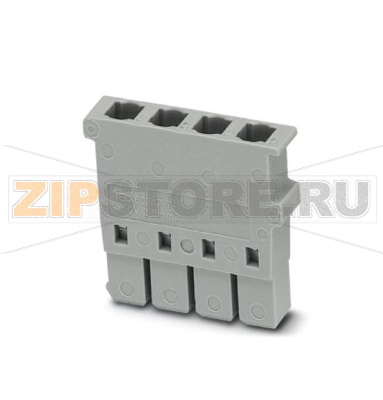Корпус соединителя Phoenix Contact CP 2,5-4L Тип подключения: Специальное и комбинированное подключение, Полюсов: 4, Сечение: 0,5 мм² - 2,5 мм², AWG: 20 - 14, Ширина: 5,2 мм, Высота: 13 мм, Цвет: cерый.Минимальный заказ: 50 шт.Упаковка: 50 шт.