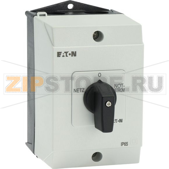 Переключатель, контакты: 8, 20 A, 60°, с фиксацией, монтаж на поверхность Eaton T0-4-8902/I1 