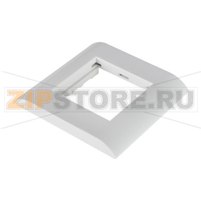 Лицевая рамка для мод. Mosaic, 80х80мм, бел. 