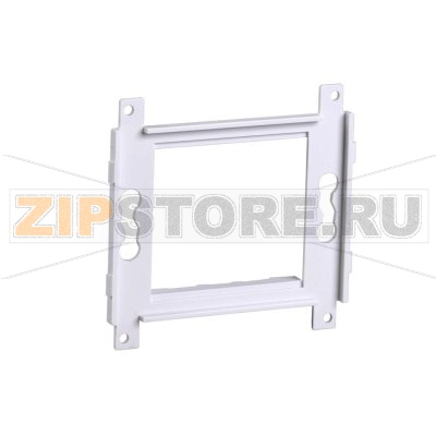 Лицевая рамка для мод. Mosaic, 80х80мм, бел. 