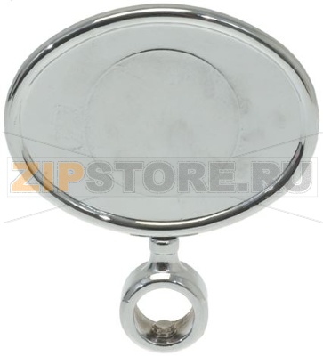 OVAL HORIZONTAL CHROMEPL. BADGE HOLDER 