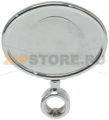 OVAL HORIZONTAL CHROMEPL. BADGE HOLDER 